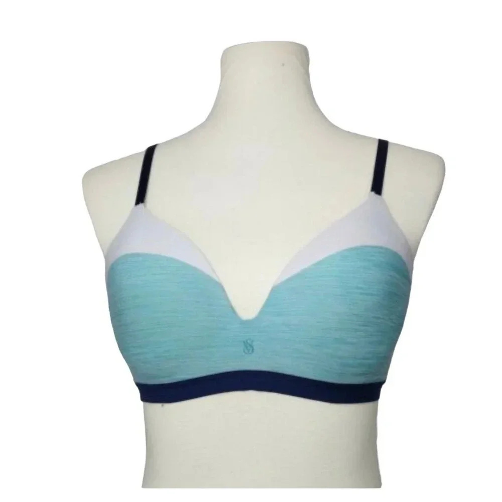 Victoria’s Secret Bra No Wire Sans Armature Teal Blue Women Size 32D/E70